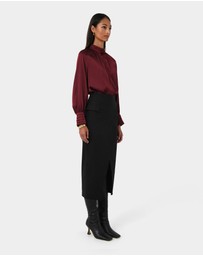 Forcast - Abby Asymmetric Tailored Skirt