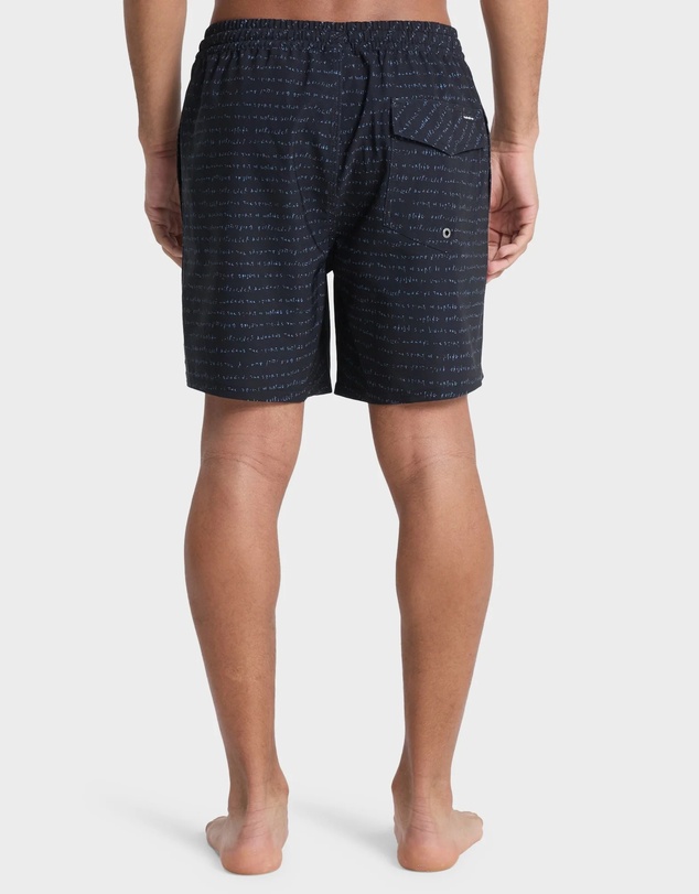 Quiksilver - Mens Stretch Printed Volley 17
