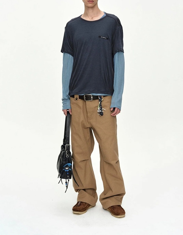 Andersson Bell - Brad Wool Layered T-Shirt