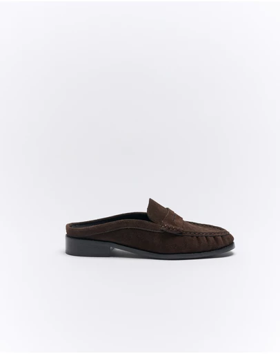 Walnut Melbourne - Hugo Leather Mule