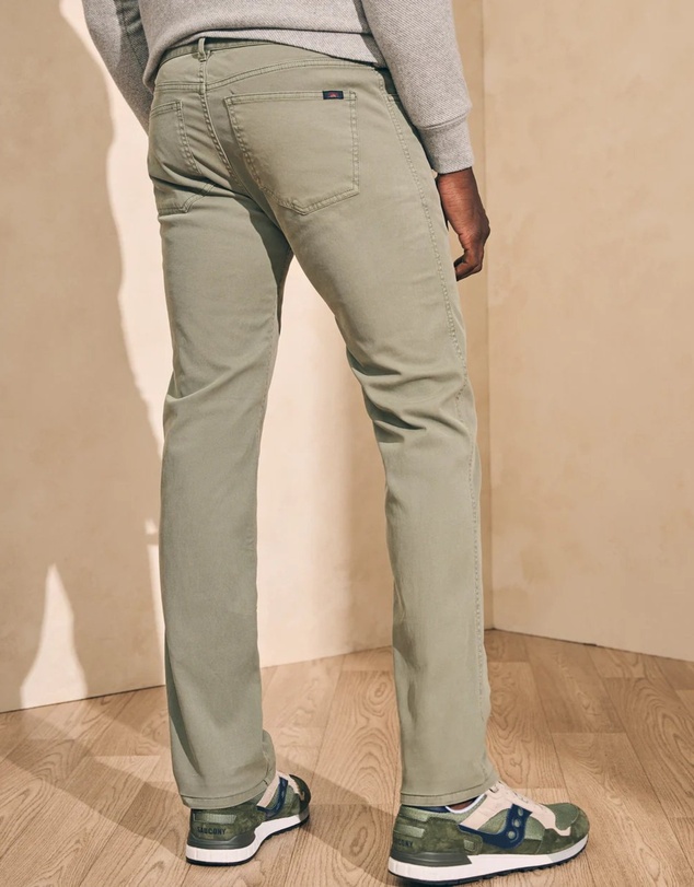 Faherty - Comfort Twill 5 Pocket Organic Cotton Pants