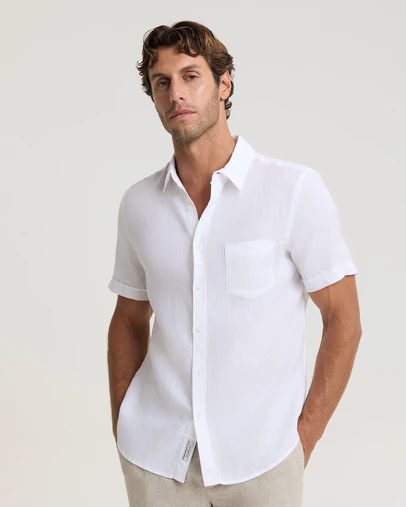 Sportscraft - Short Sleeve Linen Shirt