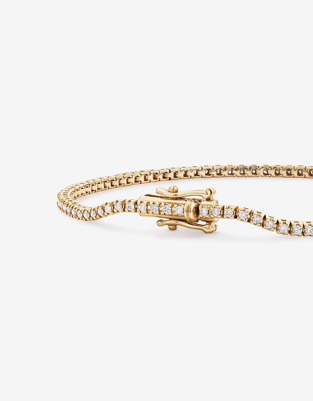 Michael Hill - 1.00 Carat TW Diamond Tennis Bracelet in 10kt Yellow Gold