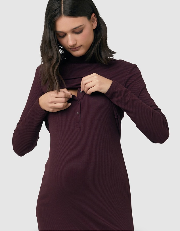 Ripe Maternity - Ruby Double Up Nursing Dress