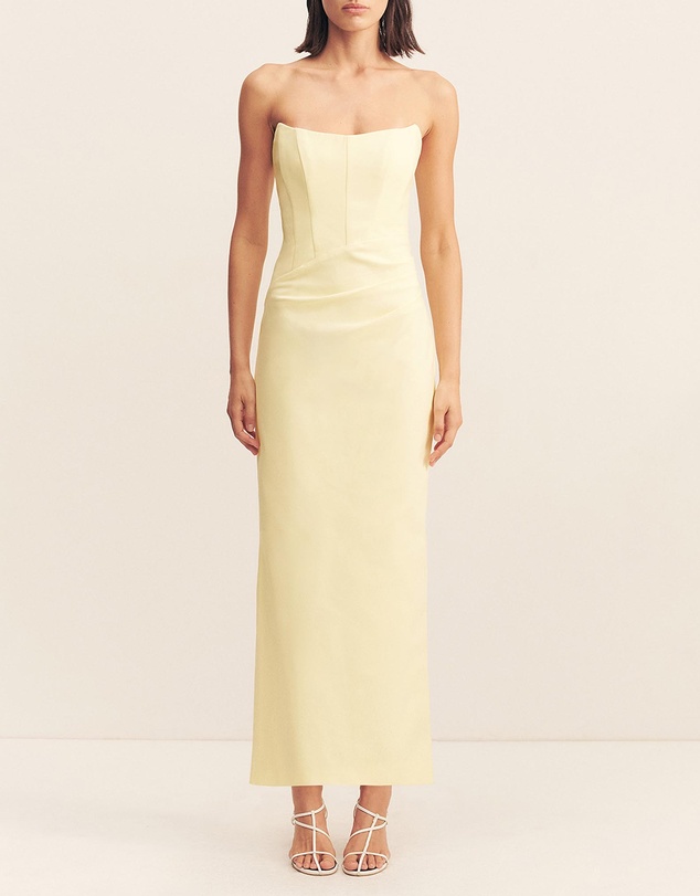 Shona Joy - Lani Strapless Corset Maxi Dress