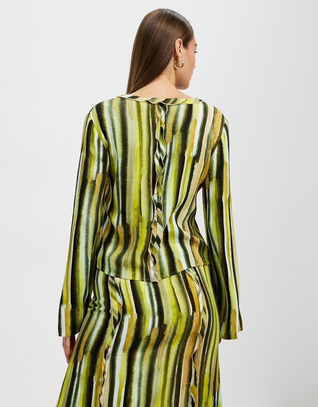 Third Form - Stroke Frill Blouse