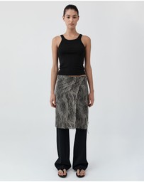 St. Agni - Savannah Silk Wrap Skirt