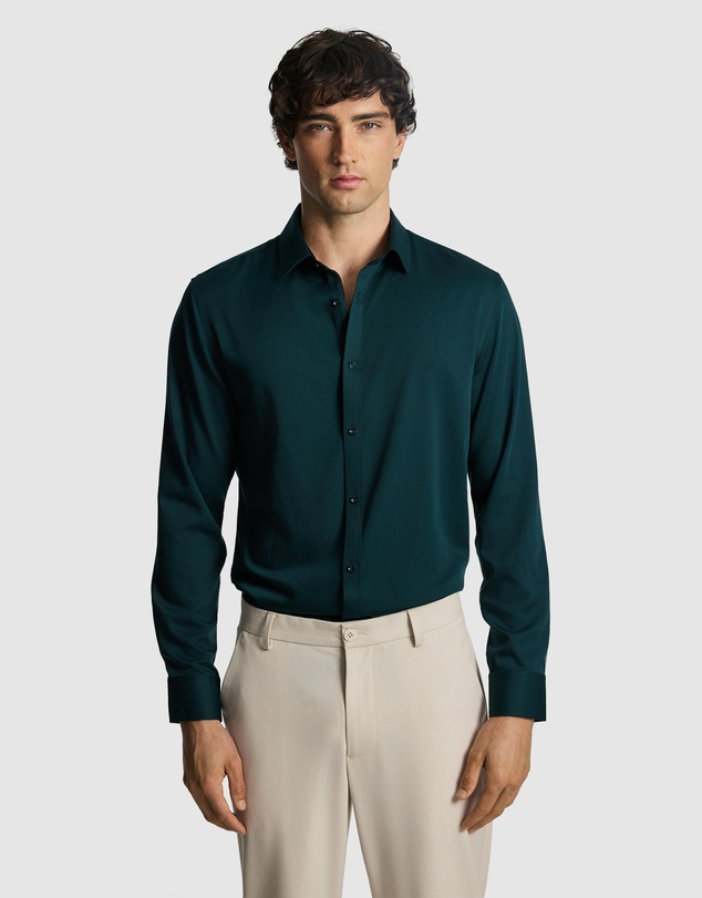 yd. - Heathcoat Slim Bamboo Shirt