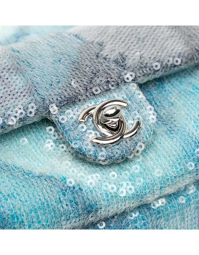 Pre-Loved by Azura Reborn - Pre-Loved Mini Sequins and Lambskin Waterfall Backpack