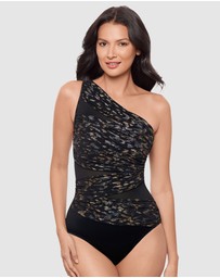 Miraclesuit Swimwear  - Sparkle Plenty Jena One Shoulder Tummy Control Swimsuit