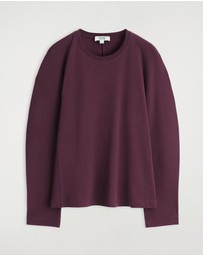 COS - Rounded Jersey Top