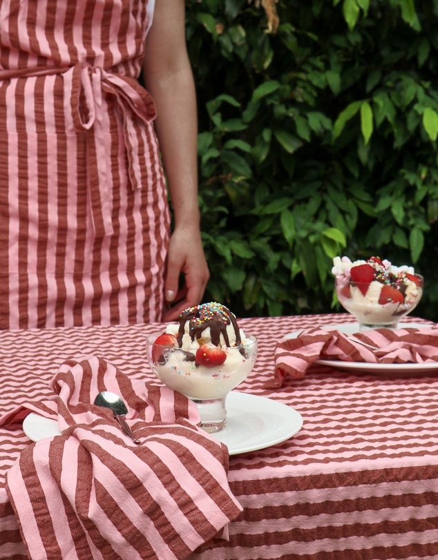 Mosey Me - Sundae Seersucker Apron