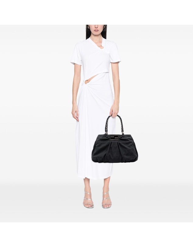 Pre-Loved by Azura Reborn - Pre-Loved Zucca Canvas Mia Chain Tote