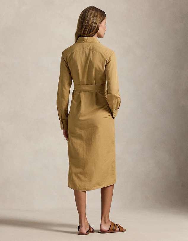 Polo Ralph Lauren - Cotton-Linen Belted Shirtdress