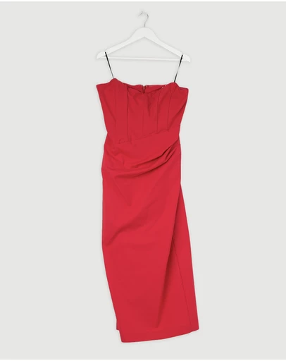 Revibe - Repaired Shona Joy Lani Corset Maxi Dress - AU 16