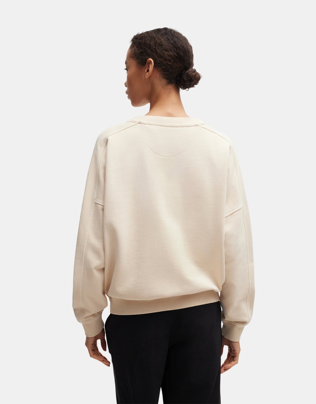 BOSS - Round-Neck Cotton Logo Sweatshirt