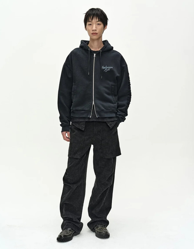 Andersson Bell - Patchwork Liquid Logo Hood Zip-Up