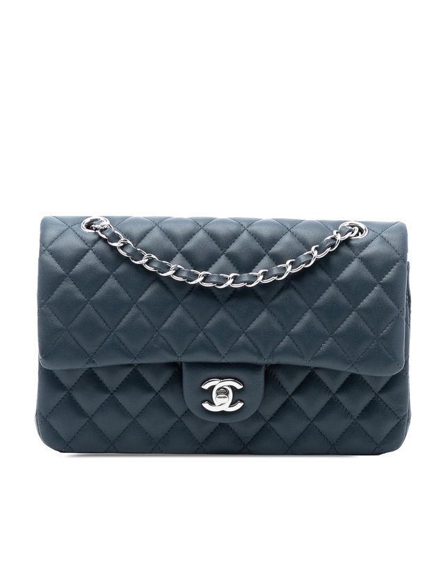 Pre-Loved by Azura Reborn - Pre-Loved Medium Classic Lambskin Double Flap