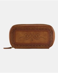 Wolf - WOLF Brogue Double Watch Zip Pouch