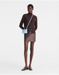 Longchamp - Le Pliage Xtra Leather Pouch - XS