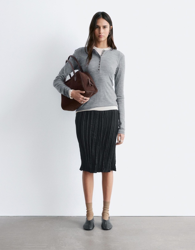 & Other Stories - Half-Placket Wool Top