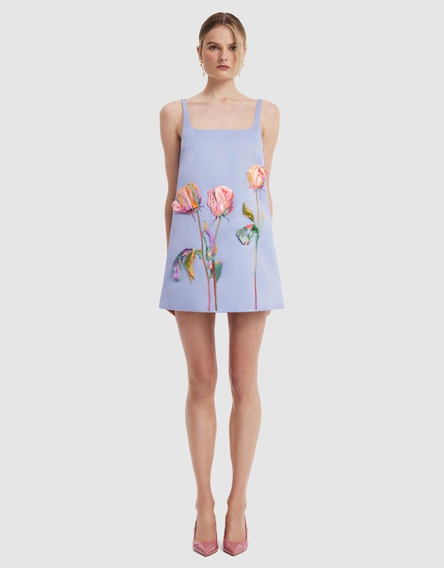 LEO LIN - Mila Embroidered Mini Dress