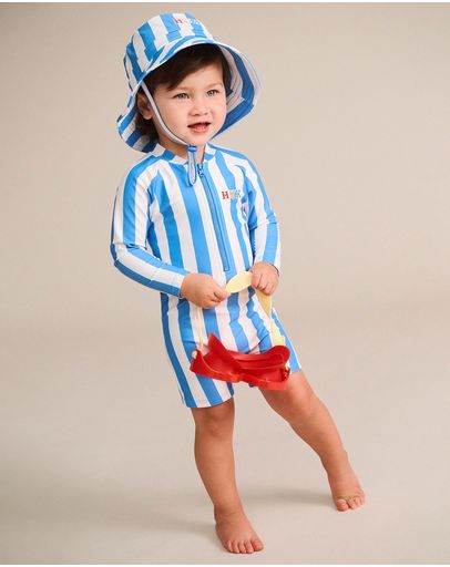 Nautical Almond Milk Stripe