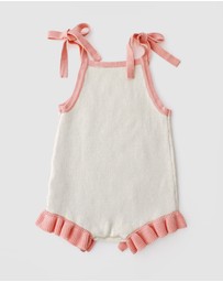 WITH LOVE FOR KIDS - Frills Knitted Romper - Babies