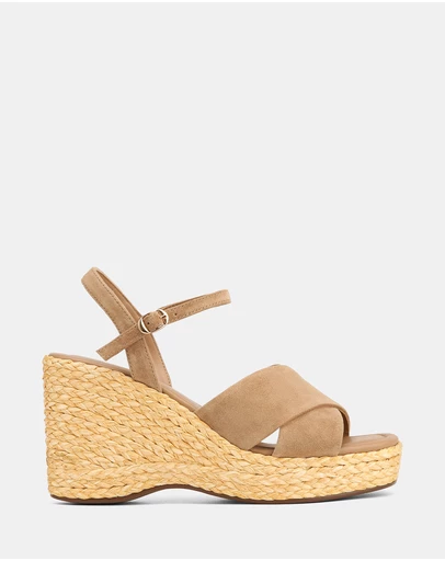 Wittner - West Suede Leather Espardrille Wedge Sandals
