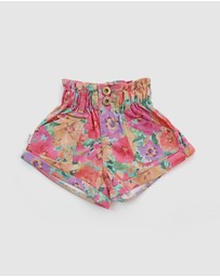 WITH LOVE FOR KIDS - Paperbag Denim Shorts - Babies - Kids