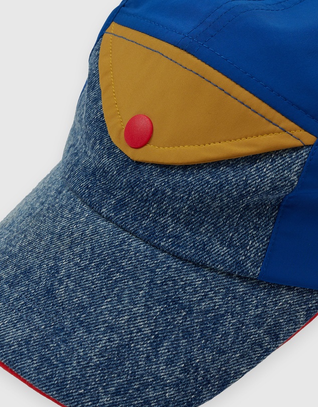 Goldie + Ace - Colour Block Vintage Denim Cap - Babies-Kids