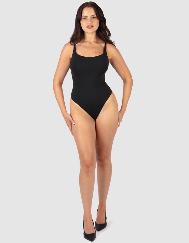 B Free Intimate Apparel - Square Neck Bodysuit G-String ButterFit