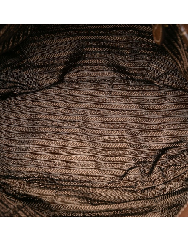 Pre-Loved by Azura Reborn - Pre-Loved Vitello Daino Trimmed Tessuto Satchel