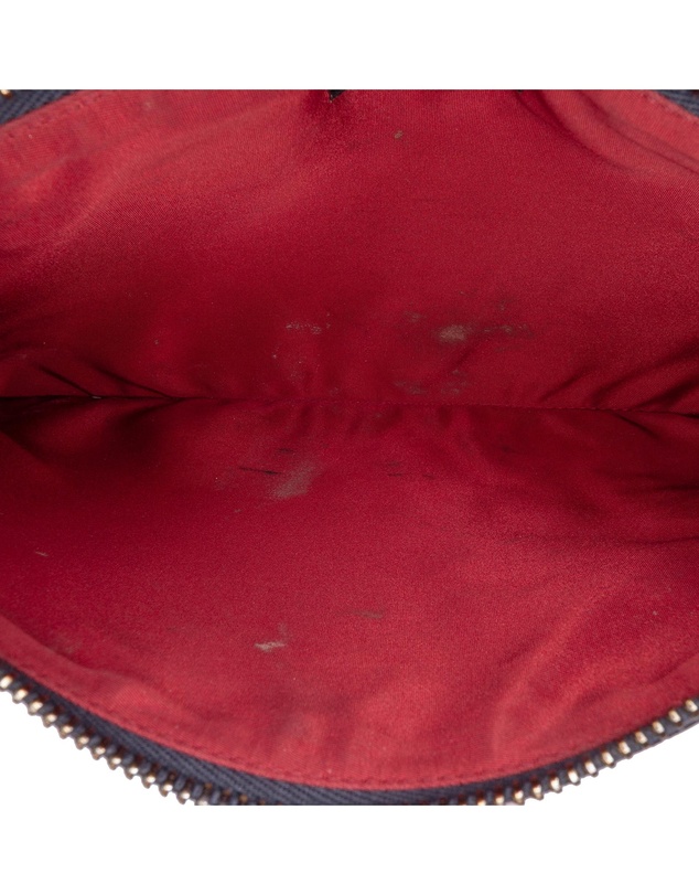 Pre-Loved by Azura Reborn - Pre-Loved Leather DG Family Patch Zip Pouch