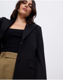 Third Form - Straight Forward Woolen Blazer
