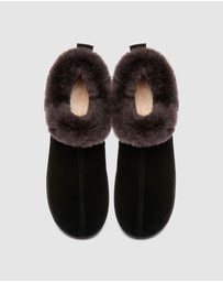 EVERAU - Australian Shepherd Ugg Daley Slipper Cow Suede Upper House Shoes