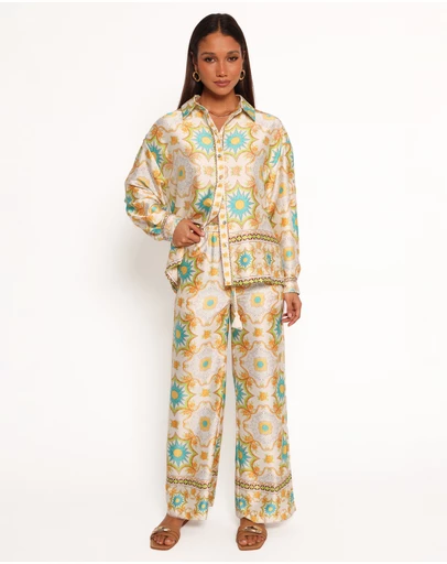 Petal & Pup - Gretel Pant - White Multi