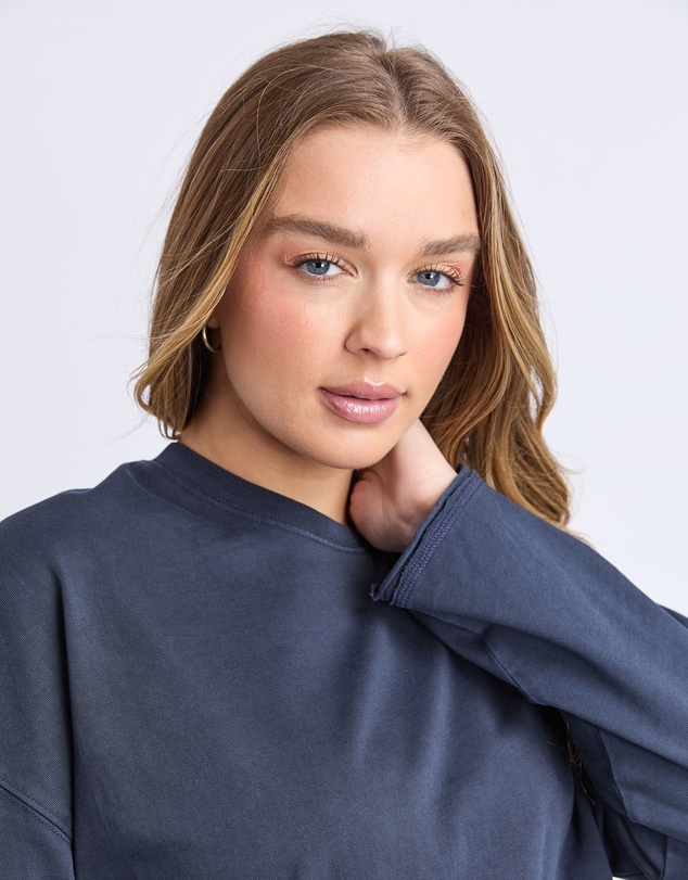 Foxwood - Knock Off Long Sleeve Tee Navy
