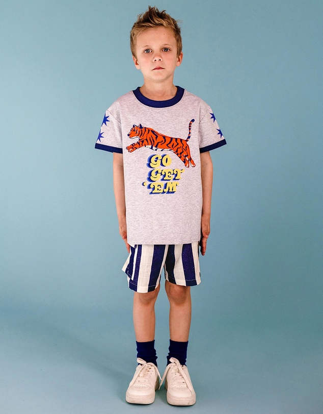 Rock Your Kid - Stripe Cargo Shorts - Kids-Teens
