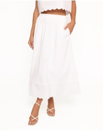 Petal & Pup - Heather Maxi Skirt Set - White