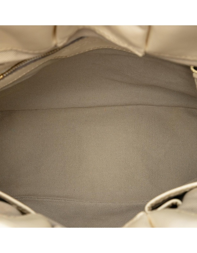 Pre-Loved by Azura Reborn - Pre-Loved House Check Canvas and Leather Bridle Whipstitch Satchel
