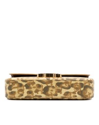 Pre-Loved by Azura Reborn - Pre-Loved Calfskin Leopard Print Claude Chain Shoulder Bag