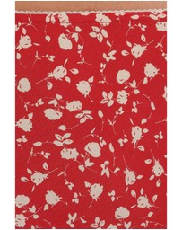 Petal & Pup - Zoella Peplum Top - Red Floral