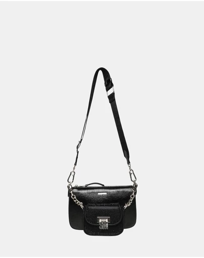 Steve Madden - BNaim Black/Silver Handbag