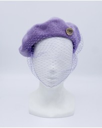FORD MILLINERY - NIKKI Beret with veil