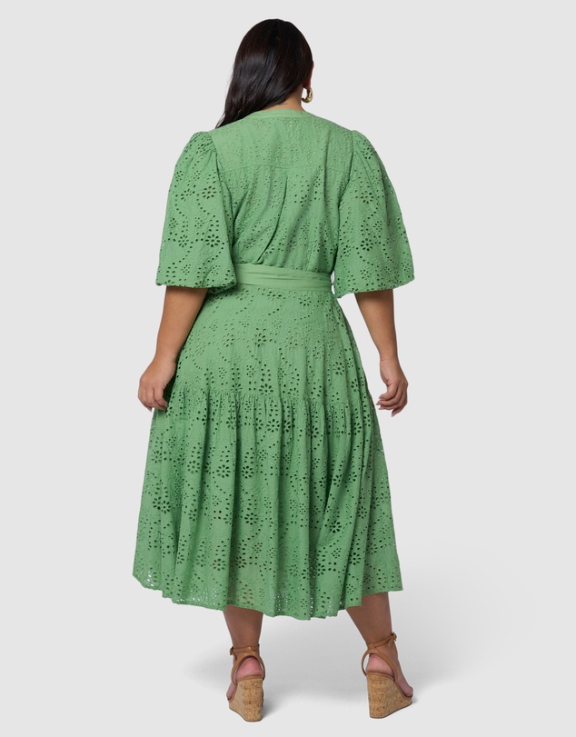 Something 4 Olivia - Juno Broderie Midi Dress