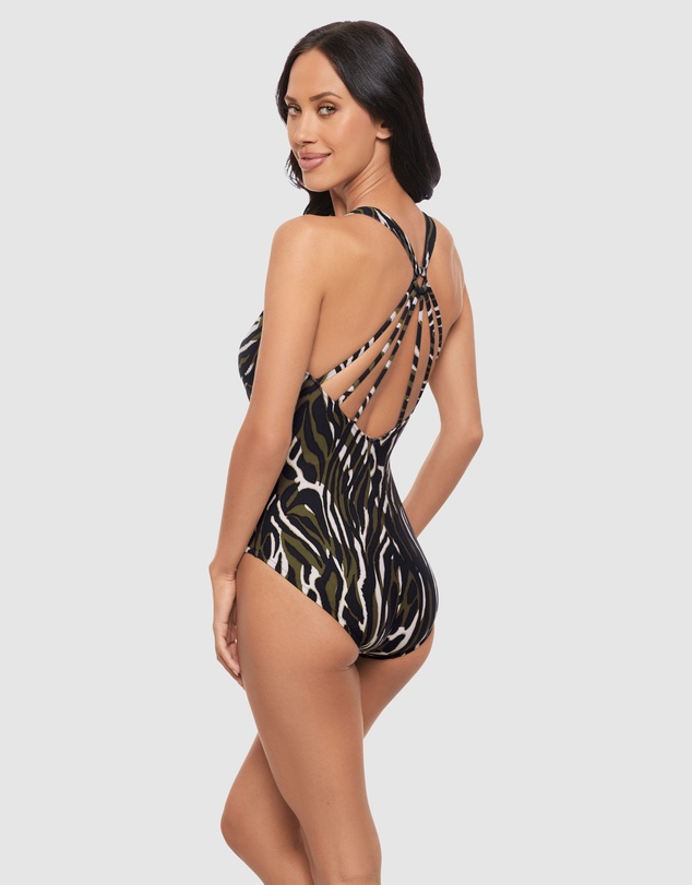 Magicsuit - Safari Sands Drew V Neck One Piece Shaping Swimsuit