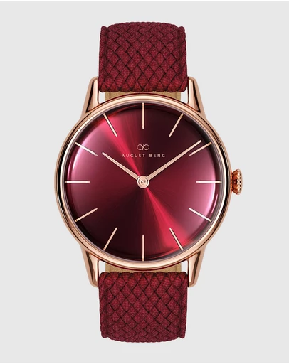 August Berg - Serenity 32mm Burgundy Watch
