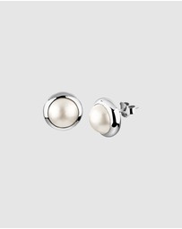 Elli Jewelry - Earrings Mabe Pearl Classic 925 Sterling Silver