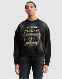 GUESS Originals - GUESS Originals Boxy Graphic Crewneck Sweatshirt